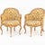 Italian Carved & Cerused Pine French Louis XV Style Barrel Tub Chairs - Pair For Sale - Image 16 of 16