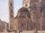 19th Century Painting Duomo in Firenze by P.K For Sale - Image 3 of 7