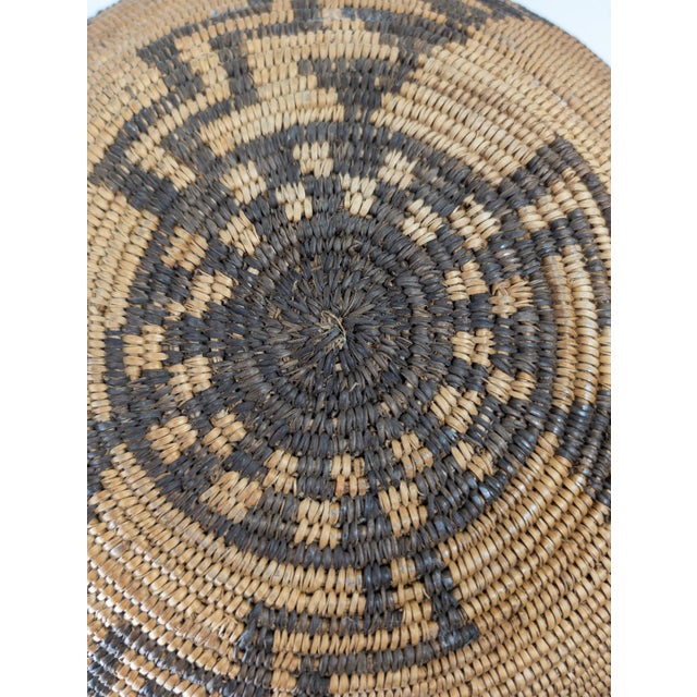 Early 20th Century Native American Indian Western Apache Basket For Sale - Image 18 of 18