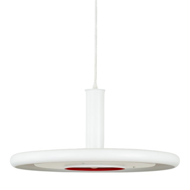 Vintage Danish Space Age Optima Lamp by Hans Due for Fog & Mørup, 1973 For Sale