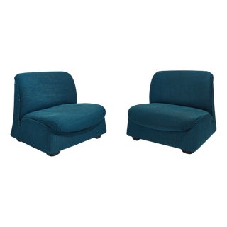 Italian Ciprea Modular Lounge Chairs by Afra and Tobia Scarpa for Cassina, 1968, Set of 2 For Sale