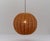 Brown Large Vintage Jute Globe Pendant Lamp, 1960s For Sale - Image 8 of 11