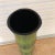 Tall Green Bamboo style floor vase. Chinoiserie. Beach. Safari.