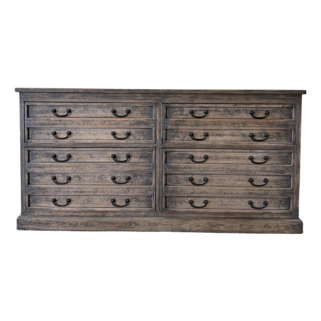 Daphne 4 Drawer Reclaimed Pine Dresser For Sale