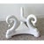 Contemporary White Dolphins Coffee Table With Glass For Sale - Image 3 of 14