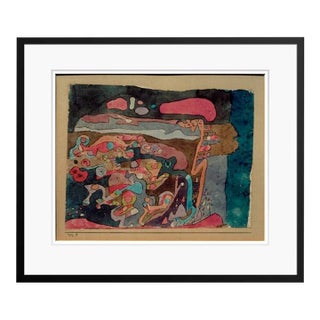 Paul Klee 'Eye Composition' Archival Pigment Print Framed in Black Reproduction For Sale