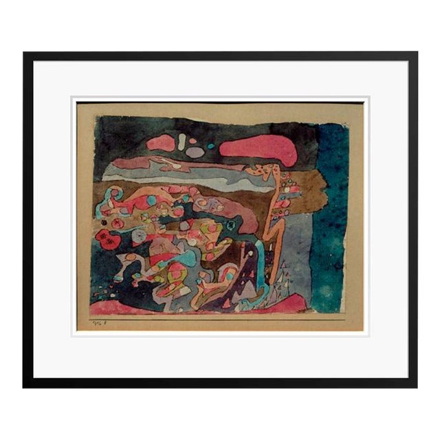 Paul Klee 'Eye Composition' Archival Pigment Print Framed in Black Reproduction For Sale