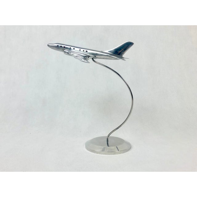 TU-124 Plane Statuette, Poland, 1950s For Sale - Image 4 of 12
