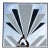 1990s Art Deco Revival Geometric Desing Framed Wall Mirror. For Sale