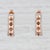 Gem: Natural Diamonds - 0.12 Total Carats, Single Cut, G - I Color, SI1 - I2 Clarity Metal: 14k Rose Gold Weight: 3.3...