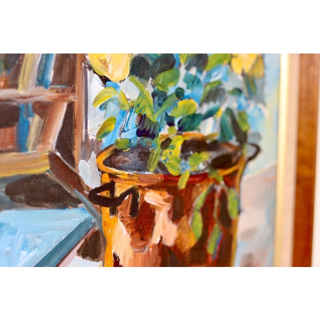 Ebbe Höglund, Flowers in Copper, 1950s, Oil on Canvas, Framed For Sale - Image 5 of 11