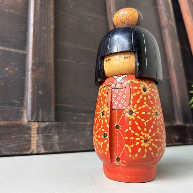 Sōsaku Kokeshi by Kazuo Takamizawa, 1970s For Sale - Image 9 of 9