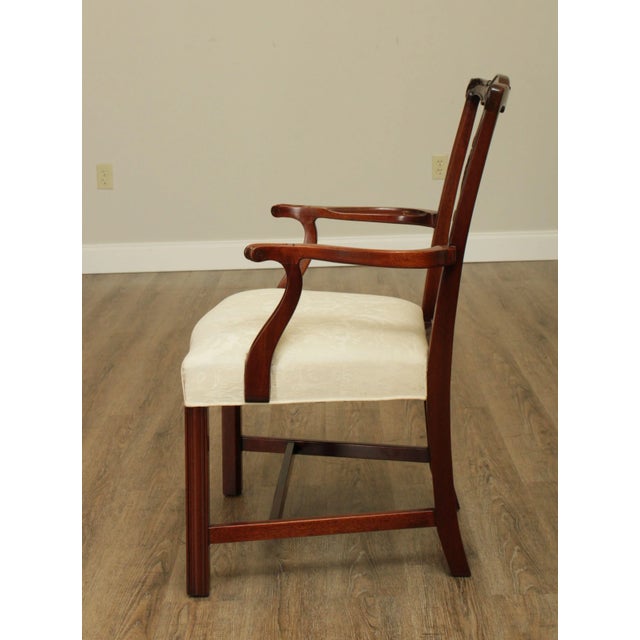Kindel Chippendale Style Mahogany Armchair (A) For Sale In Philadelphia - Image 6 of 13