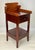 Antique Country Solid Mahogany Washstand / Bedside Table For Sale - Image 4 of 13