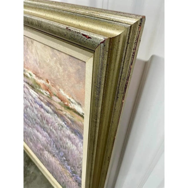 Vintage Impressionist Framed Oil Painting For Sale In Chicago - Image 6 of 9
