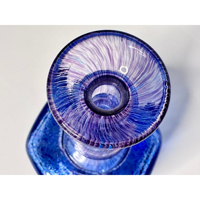 1970s Artist Collection Antikva Series Art Vase in Glass by Bertil Vallien for Kosta Boda, Sweden, 1970s For Sale - Image 5 of 15