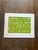 1960’s original pop art folk art serigraph silk screen laid on matboard in the style of Corita Kent. Measures 22x18.5...