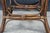Mid-Century Modern Bentwood Woven Rattan Pedestal Table Sculpture Stand Boho 24" For Sale - Image 4 of 17