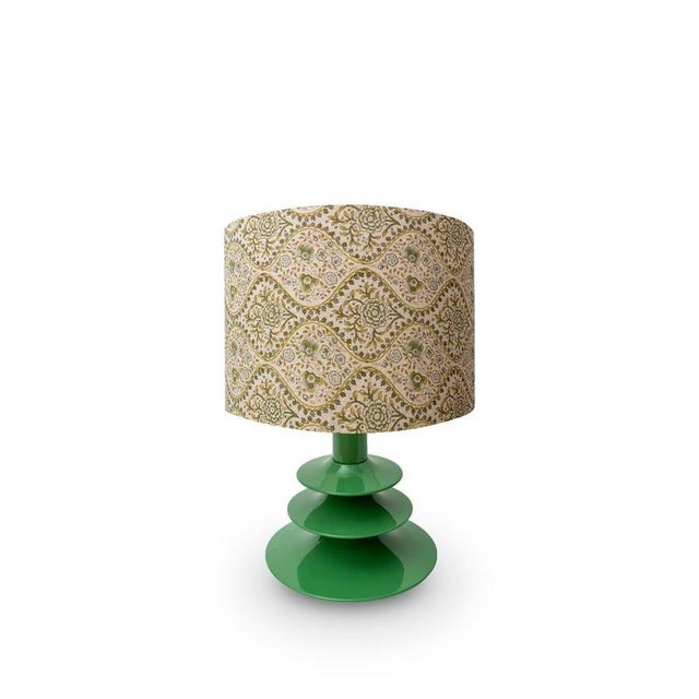 Pimlico Table Lamp in Beech with Lacquer and Linen by Popus Editions For Sale - Image 4 of 11
