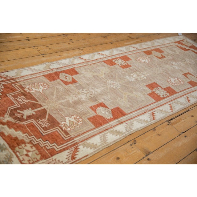Traditional Vintage Distressed Kars Rug Runner - 3'4" x 9'3" For Sale - Image 3 of 8