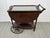 Vintage Drop Leaf + Handle Tea Cart For Sale - Image 4 of 12