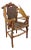 American Adirondack Style Moose Antler Armchair For Sale
