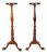 Dark Mahogany Wood Plant Stand / Fern - a Pair For Sale