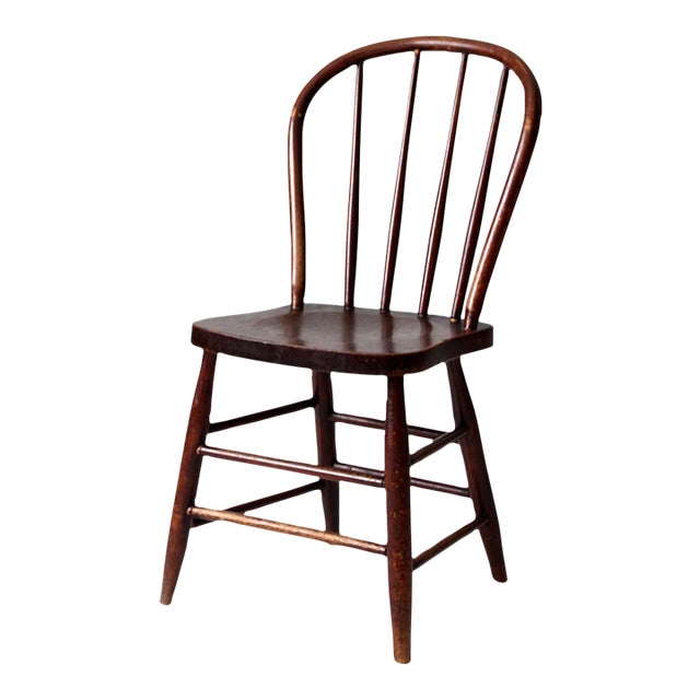 Antique Spindle Back Chair Chairish