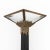 Floor lamp in brass, lacquered metal and glass, produced by Relco Milano and designed by Gianfranco Frattini in Art Deco...