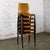 Modern Late 20th to Early 21st Century Modern Walnut Molded Plywood Chairs Stackable Connectable Refinished Set of 6 For Sale - Image 3 of 18