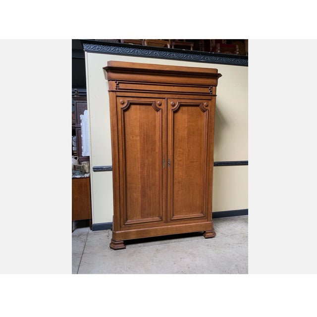 Antique Wardrobe in Oak, 1900 For Sale - Image 10 of 10