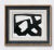 Black “Abstract Composition in Black and White 3”, Original Contemporary Acrylic Painting on Canvas by CL Auker For Sale - Image 8 of 8