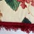 1990s Decorative Floral Pillow With Fringe For Sale - Image 4 of 5