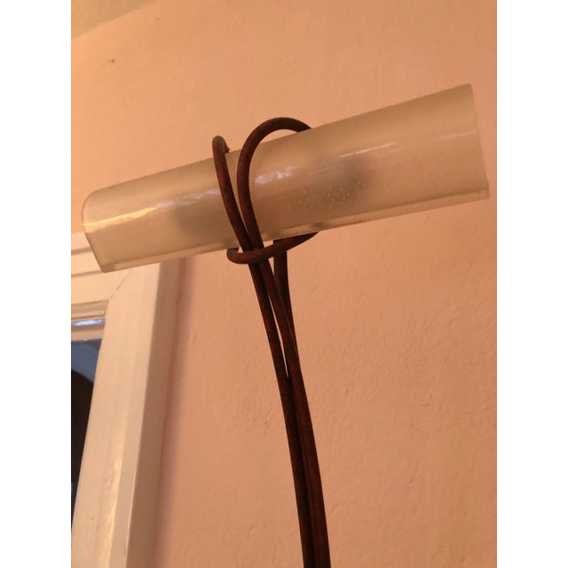 Elongated Vintage Bronze Italian Wall Sconce For Sale - Image 4 of 12