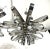 Large Mid-Century Italian Chrome Chandeliers, 1970s, Set of 2 For Sale - Image 12 of 18