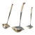 1950s Georg Jensen Acorn Pattern Laddles 5.5 Ounces - Set of 3 For Sale