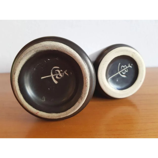 Mid-Century Modern Vases by Jan Bontjes van Beek for Dr. Alfred Ungewiß, 1950s, Set of 2 For Sale - Image 3 of 4