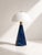 1990s Postmodern Art Deco Revival Italian Prisma Table Lamps in Blue Marble and Opal Glass, 1990s, Set of 2 For Sale - Image 5 of 6
