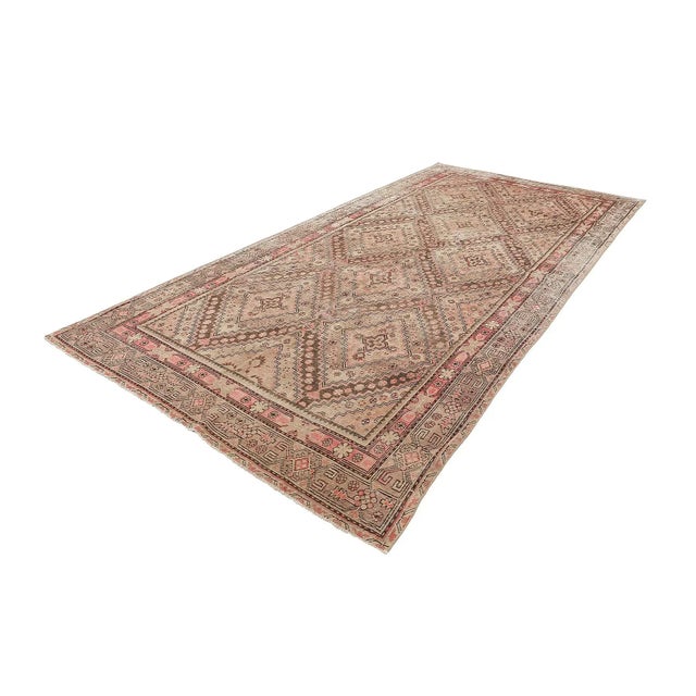 Shabby Chic Mid 20th Century Antique Decorative Khotan Rug For Sale - Image 3 of 7