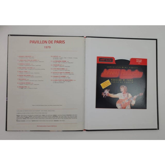 Red Johnny Hallyday's 50 Year Career the Official Book Collection French Edition For Sale - Image 8 of 12