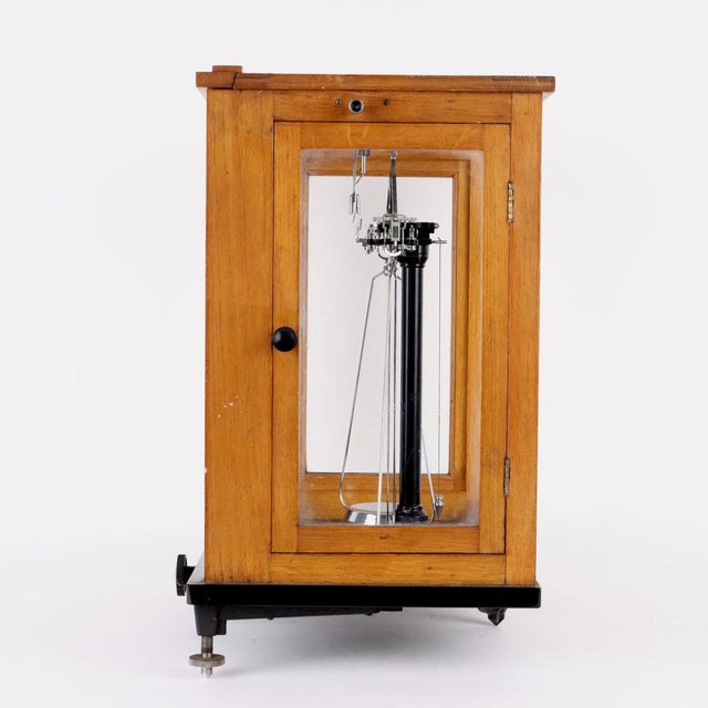 Analogue Scale in Teca by Galileo Sartorius, Milan For Sale - Image 10 of 13
