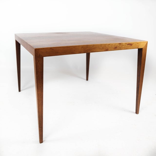 1960s Rosewood Coffee Table by Severin Hansen for Haslev Furniture, 1960s For Sale - Image 5 of 10