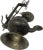 18th Century Italian Bronze Hanging Oil Lamp For Sale - Image 4 of 7