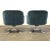1970s Nico Zographos Swivel Lounge Chairs - a Pair For Sale - Image 5 of 12
