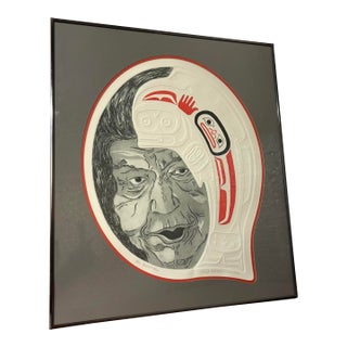 “Halibut Man” Limited Edition Print - 1981 For Sale