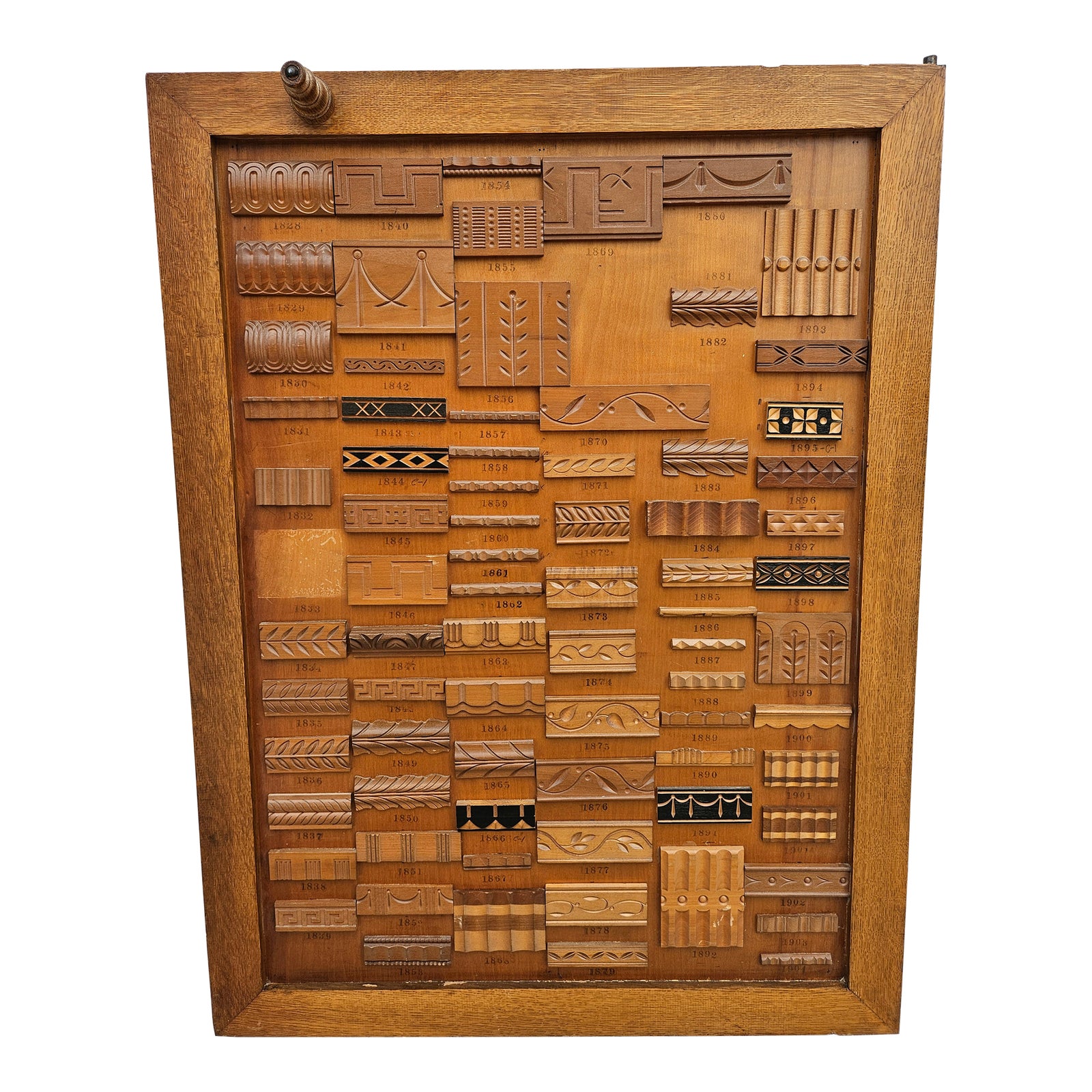 Mercantile Architectural Wood Molding Trim Display (Panel C) | Chairish