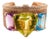 Bochic ‘Capri’ Vintage Natural Amethyst, Lemon Topaz & Blue Topaz Bangle In 18K For Sale