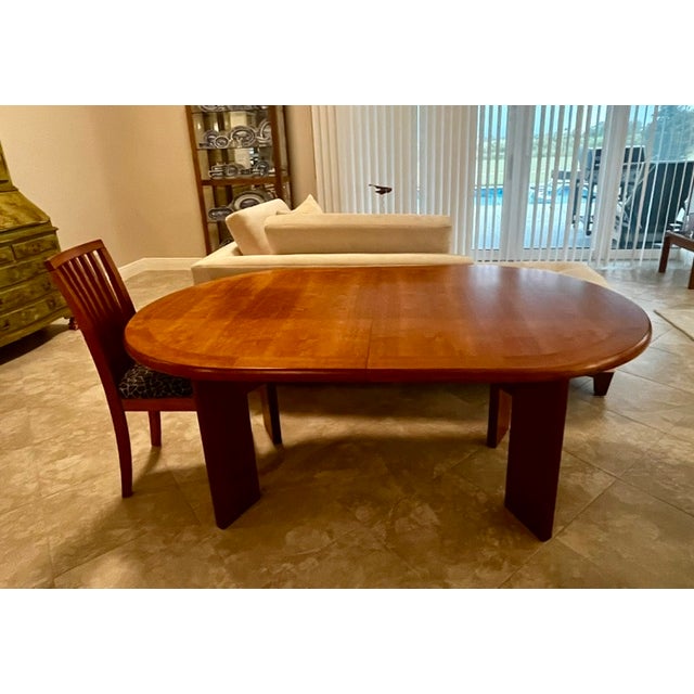 Mid-Century Modern 1990s Skovby Danish Modern Teak Dining Table and Chairs, 5 Pieces For Sale - Image 3 of 18