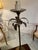 Boho Chic Palm Tree Tole Tables Lamps With Lamps- A Pair For Sale - Image 3 of 9