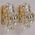 Kinkeldey Faceted Crystal and Gilt Metal Light Fixtures by Kinkeldey, Germany, 1960s, Set of 4 For Sale - Image 4 of 11